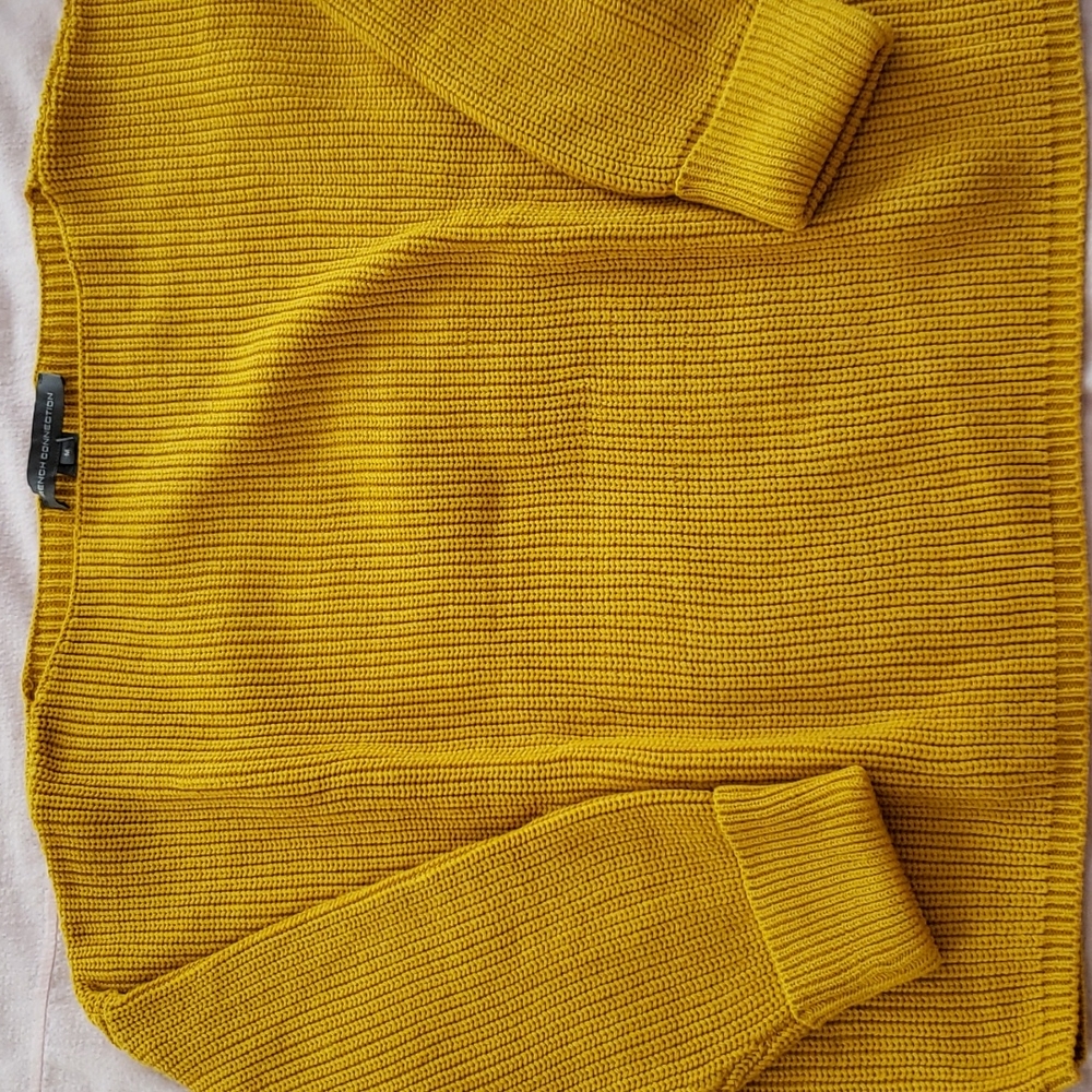 FRENCH CONNECTION boxy cropped sweater pullover Size M